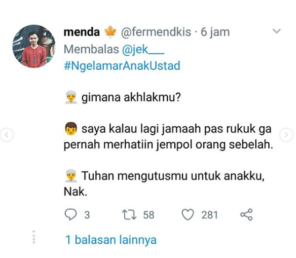 Cara melamar anak Ustadz ala netizen yang bikin geleng-geleng kepala